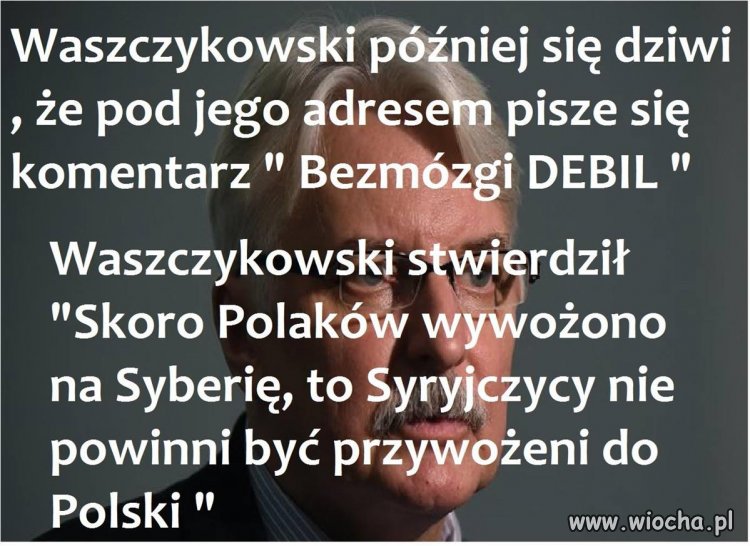 Widocznie dla  niego Syria i Syberia-to to samo.