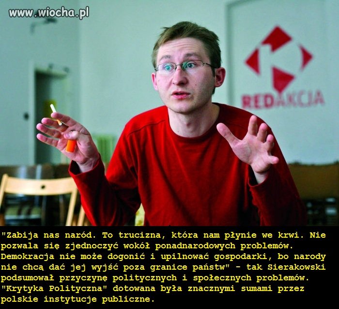 Naczelny Krytyki Politycznej walczy z "narodem"