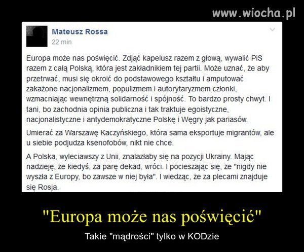 Mateusz zmień dilera.