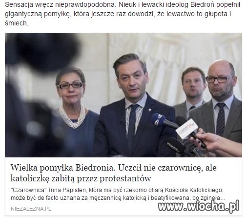 Tak to jest z tymi naszymi lewakami