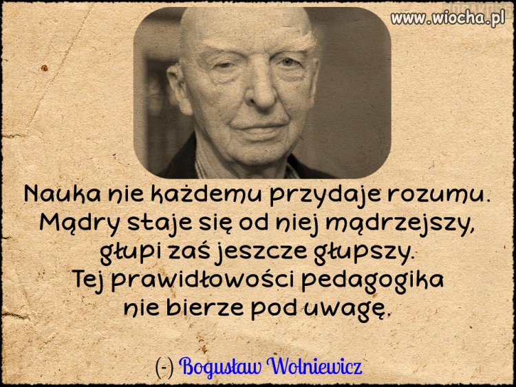 Nauka nie służy każdemu