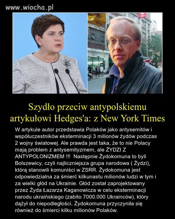 I tak ciągle musimy się odganiać od oszczerstw. 