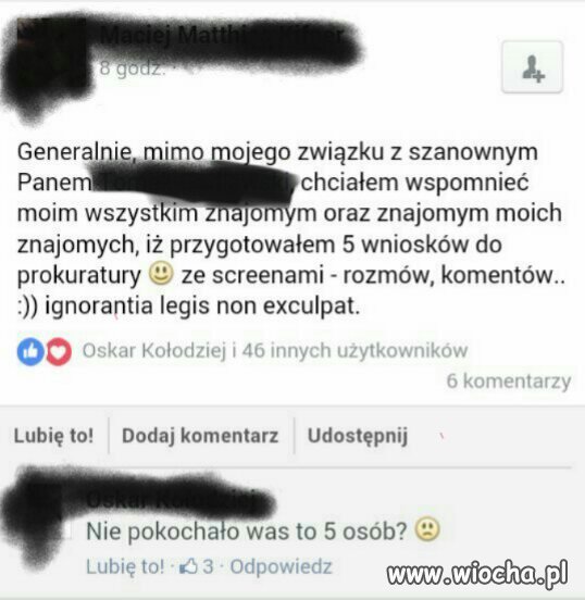 No ten bo ktoś
