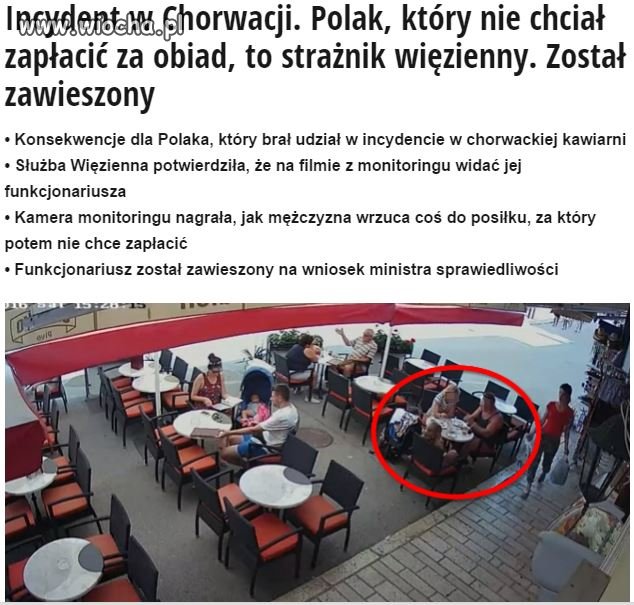 Janusz za granicą.