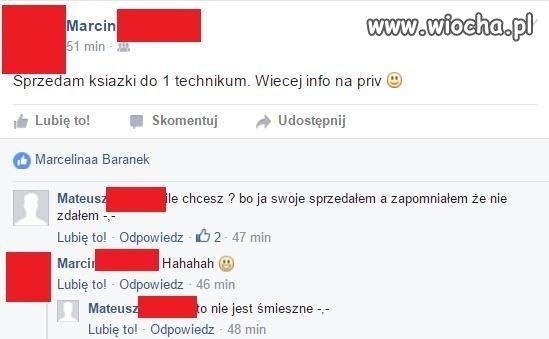 Taki roztargniony, zapomniał!