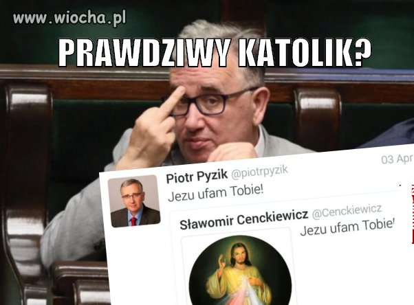Polak, katolik, poseł na sejm pozdrawia naród  