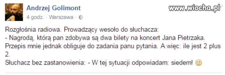 Słuchacz pozamiatał 