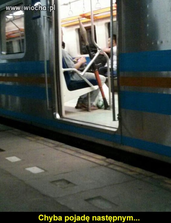 Tymczasem w metrze.