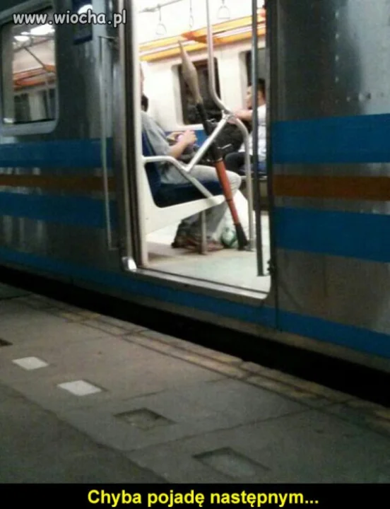 Tymczasem w metrze.