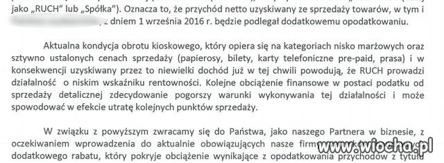 Efekt dobrej zmiany i ich podatku handlowego.