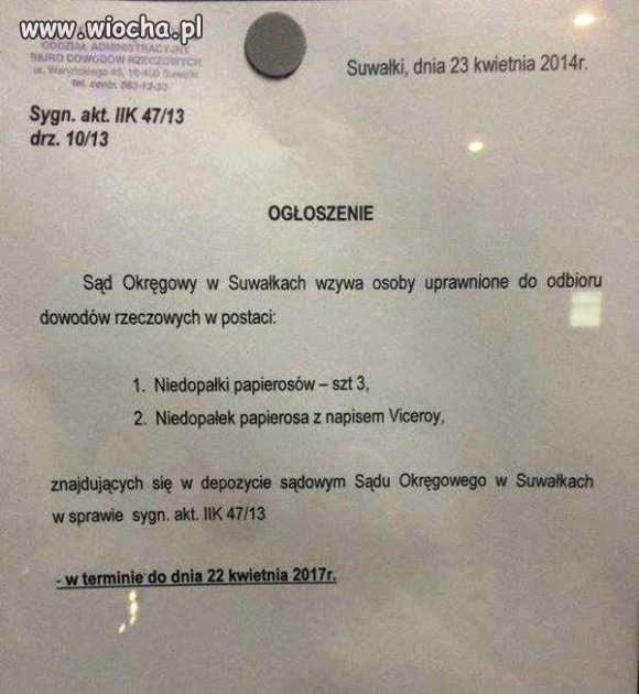 Bogaty depozyt sądowy