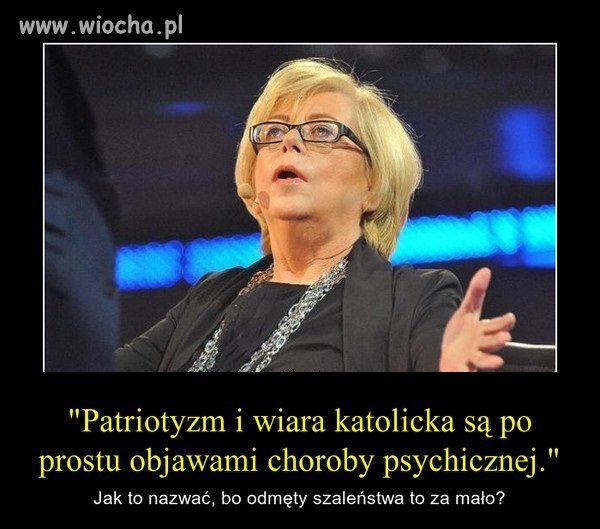 Choroba psychiczna objawiła się,ale u niej.