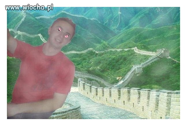 Takie tam na chińskim murze