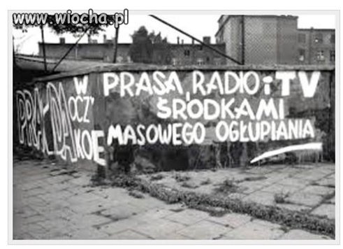 Czasy PRL ale jak bardzo teraz na czasie 