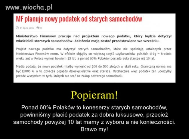 Wincyj podatków, wincyj!