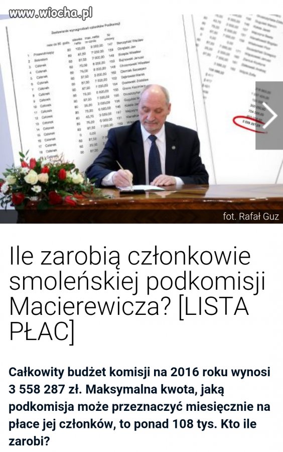 Ktoś wie może jakie są efekty pracy tej podkomisji