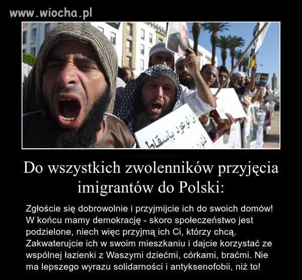 Traktujmy ich tak, jak oni traktują u siebie chrześcijan. 