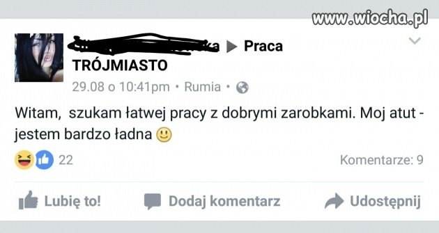łatwa praca