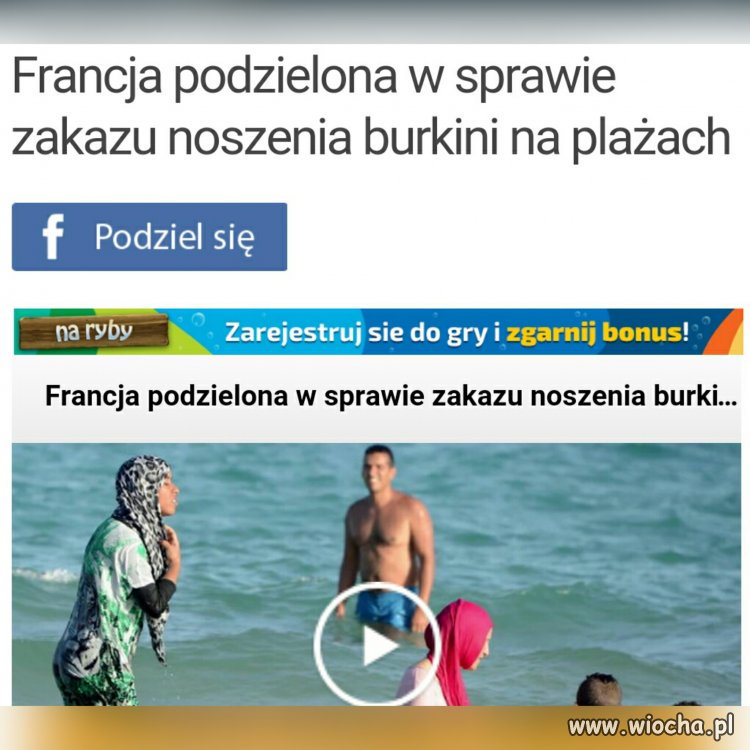 Jakoś nie dziwi mnie że Francja podzielona