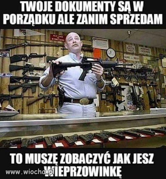 Sprzedawca broni.