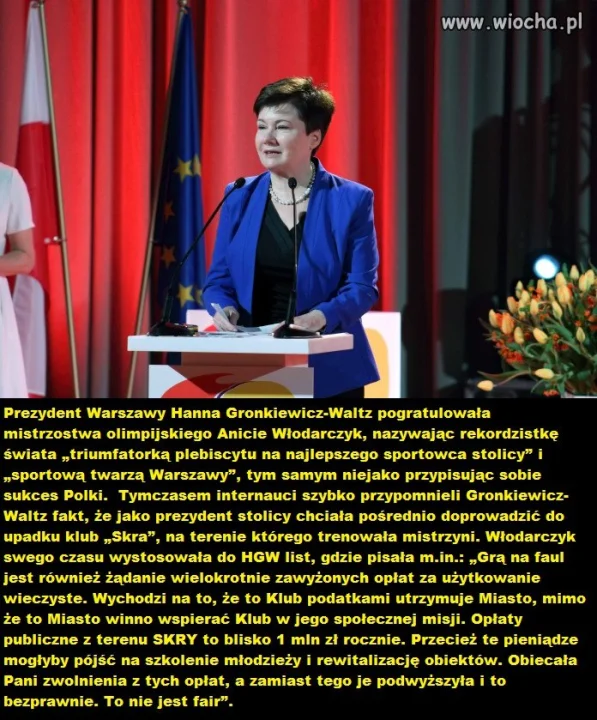 HGW gratuluje Anicie Włodarczyk
