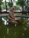 Sztuka w miejskim parku.