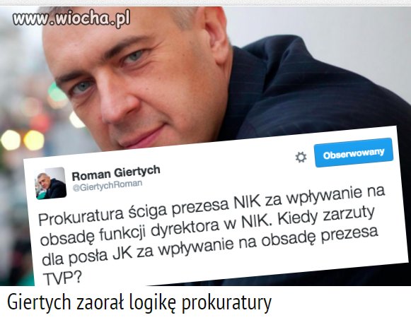 Romusiowi brakuje tylko jakiś teczek na JK