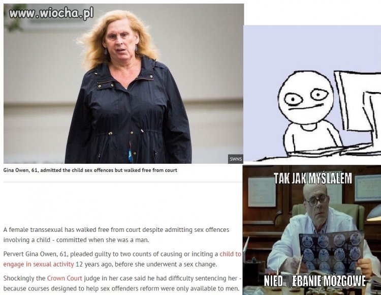 Pedofil zmienia płeć 