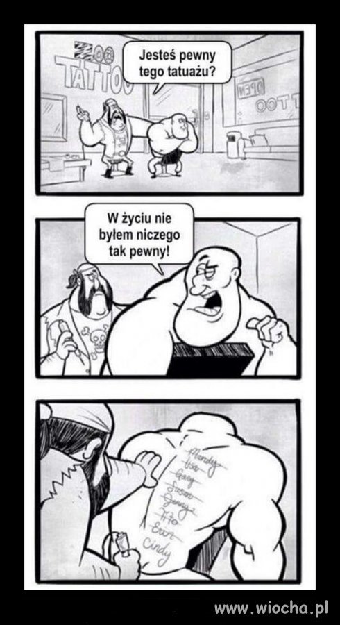 W życiu nie był bardziej pewny.