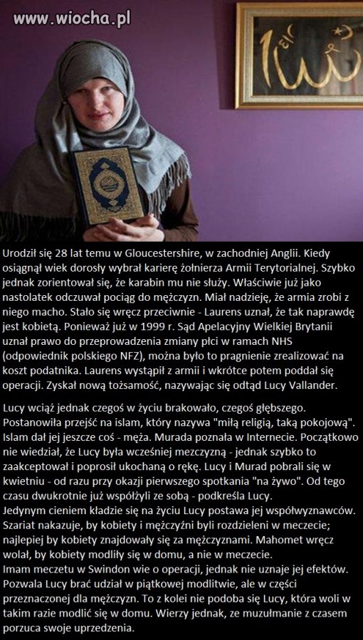 Zmienił płeć, przeszedł na islam i wyszedł za mąż