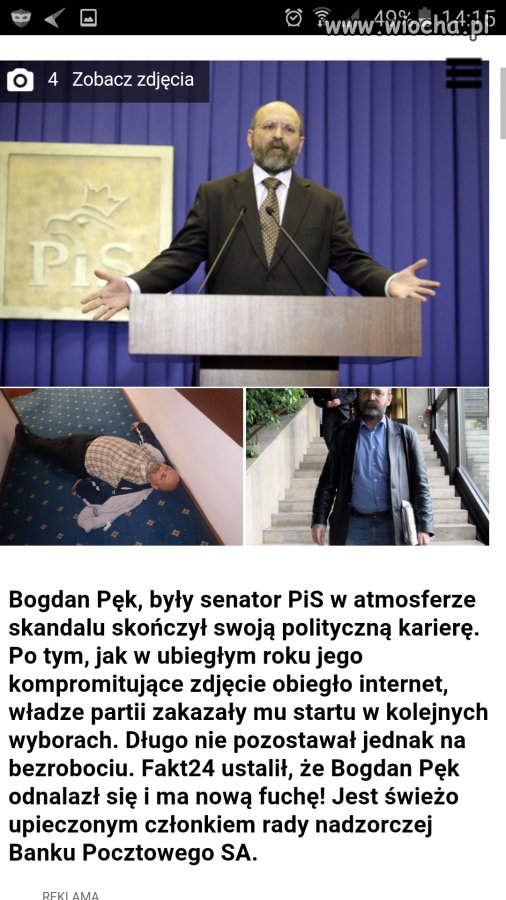 A w polityce, jak zwykle podwójne standardy 