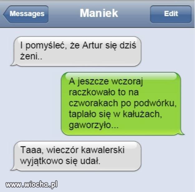 Ślub Artura.