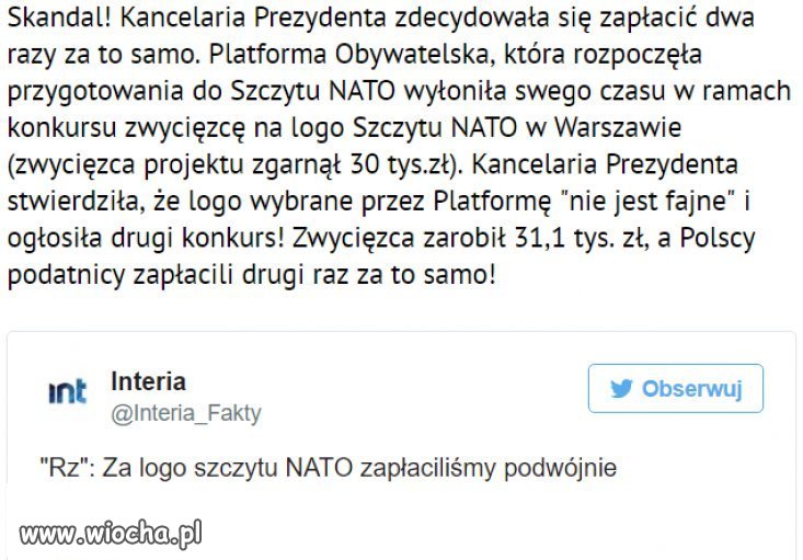A tak się opróżnia nasze kieszenie 