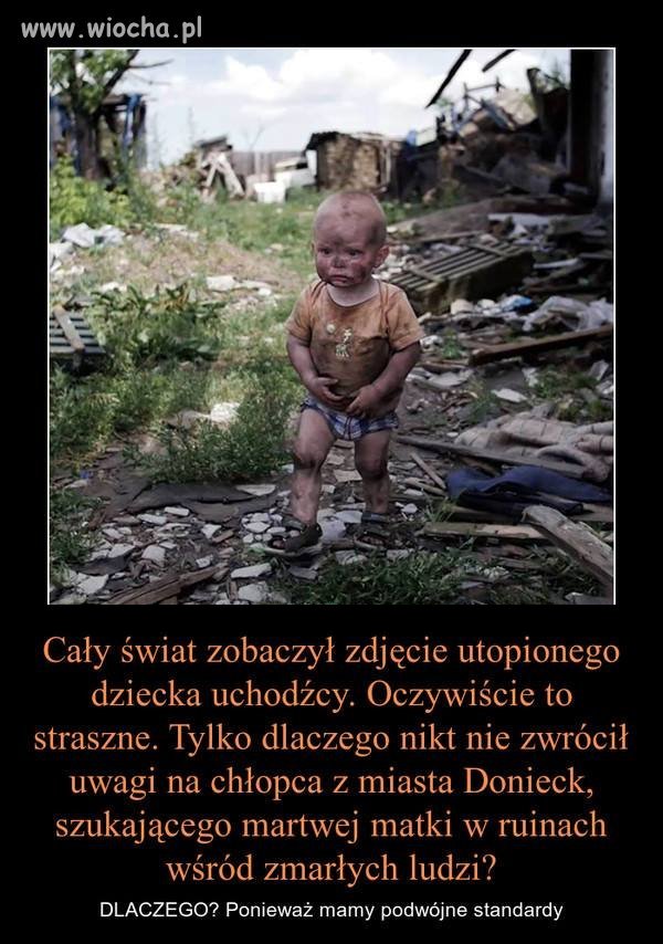 Teraz syryjskie dziecko które przeżyło bombardowanie