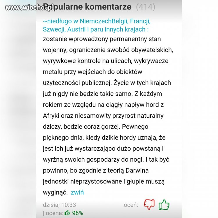 Lewak, idiota i feministka i tak racji nie przyzna.