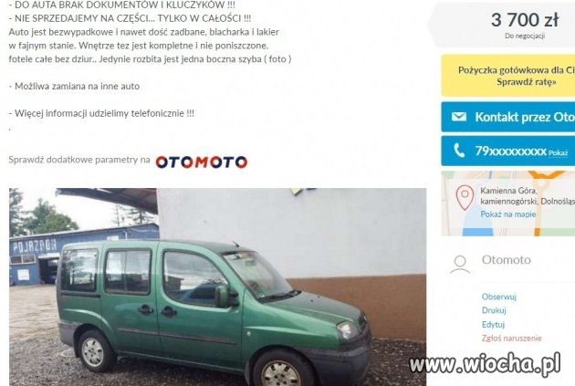 A dowód zakupu chociaż Pan ma?