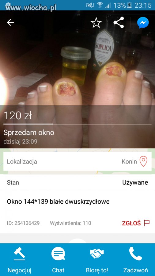 Okno na świat... grzyb , mocz i wódka 