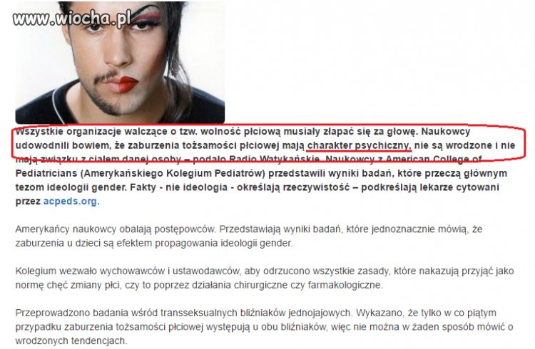 Bądźmy normalni więc ... zacznijmy ich leczyć
