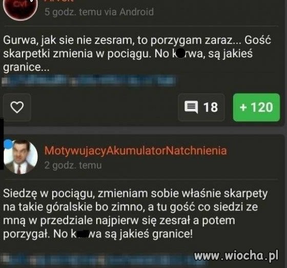 Tymczasem w pociągu