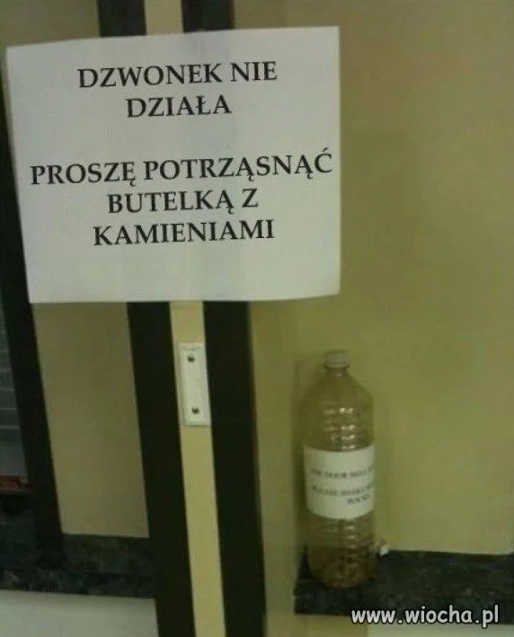Dzwonek nie działa ...