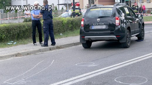 Wjechał w pielgrzymkę-14 osób rannych