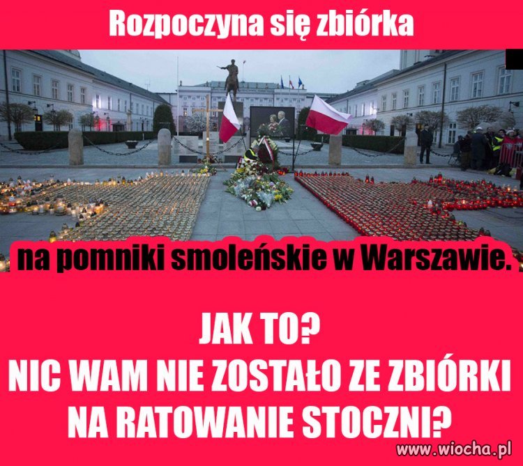 Jedna zbiórka już była i pieniądze nigdy 