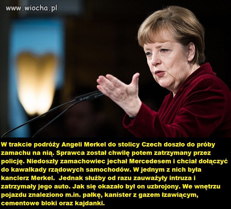 Doszło do próby zamachu na Angele Merkel