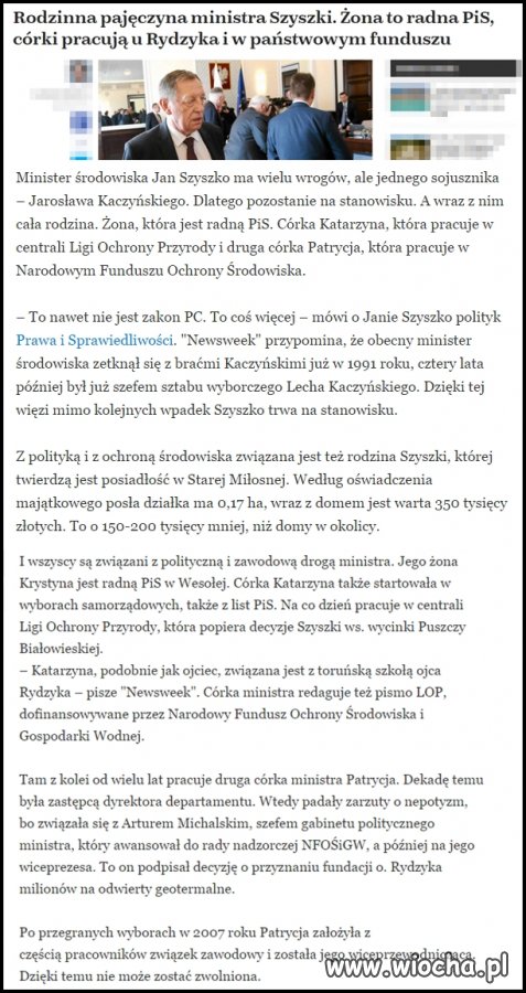 Te kolesiostwo,ten nepotyzm musimy rozwalić...