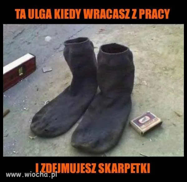 Powrót z pracy do domu.
