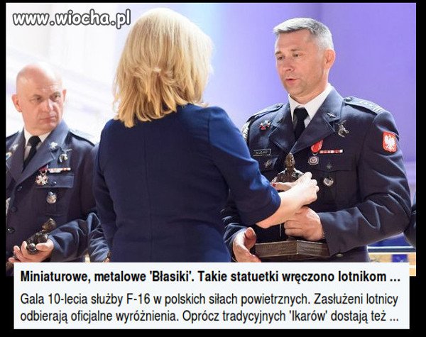 Lotnicy dostali ... "Błasiki"