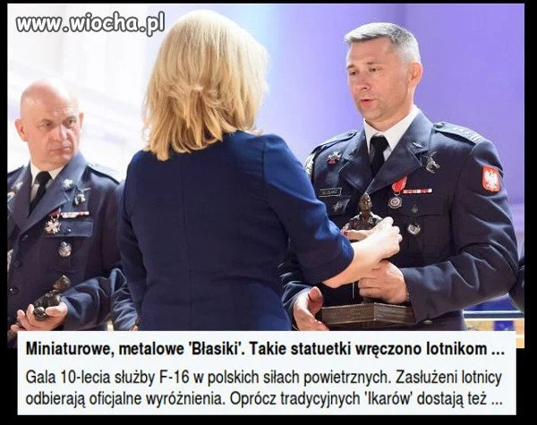 Lotnicy dostali ... "Błasiki"