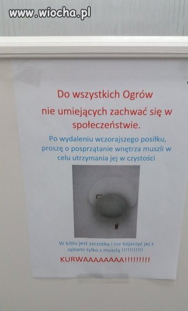 Kibel w pracy