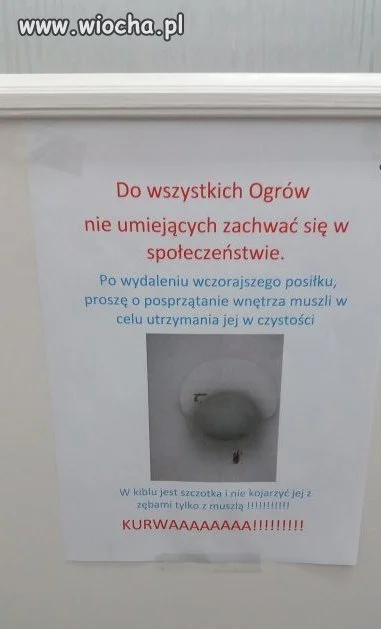 Kibel w pracy