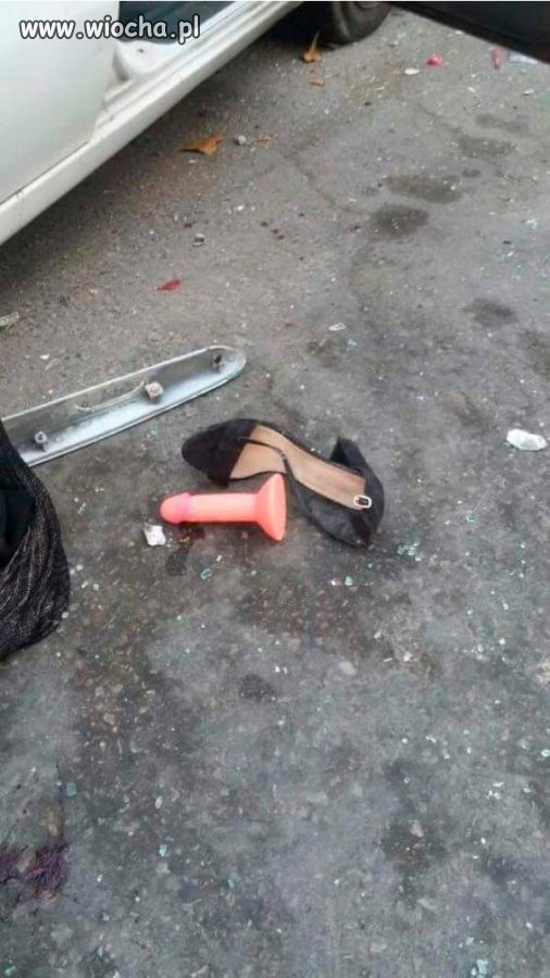 Ten wypadek spowodowała kobieta !!!